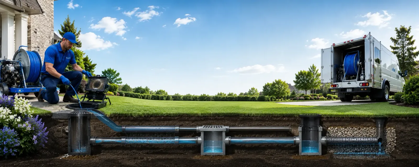Outdoor drain cleaning information for Brodhead, KY